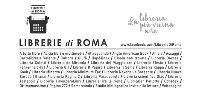 Librerie di Roma, ci siamo anche noi!
